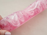 Large Pink Resin Wave Bowl