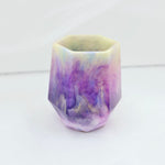 Resin Pen Holder Jar - Green/Purple/Pink