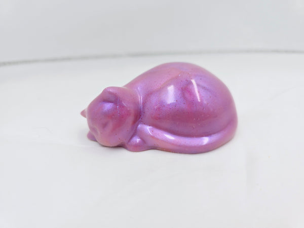 Sleeping Cat - Pink/Purple