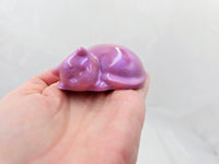 Sleeping Cat - Pink/Purple