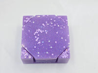 Resin Coaster Set - Purple Glitter
