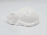 Sleeping Cat - White/Glitter