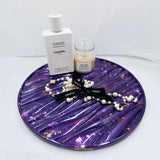Resin Wave Tray - Purples