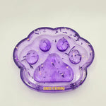 Resin Paw Trinket Tray - Purple