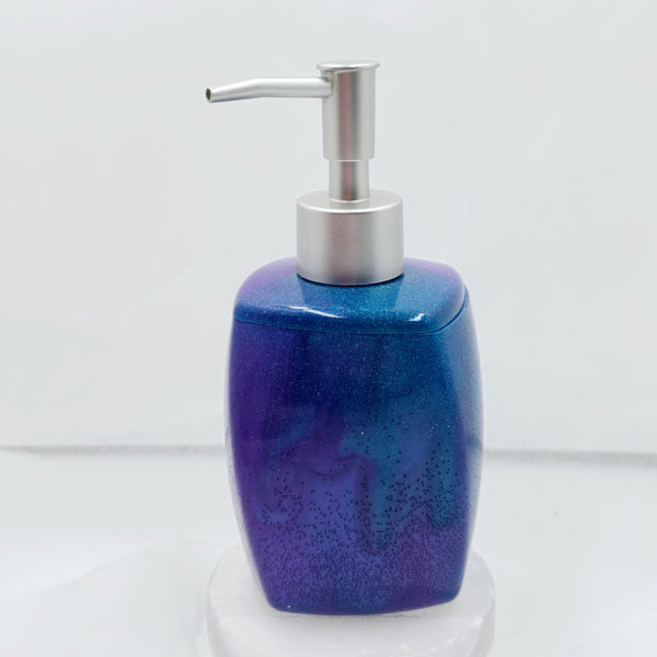 Resin Soap Dispenser - Blue/Purple