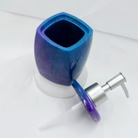 Resin Soap Dispenser - Blue/Purple