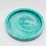 Resin Trinket Tray - Green