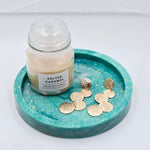 Resin Trinket Tray - Green