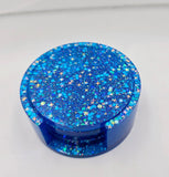 Resin Coaster Set - Blue Glitter