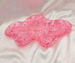 Resin Wave tray - Pink/Glitter