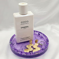 Resin Trinket Tray - Purple