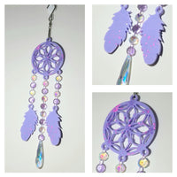 Small Dreamy Suncatcher - Purple