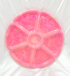 Resin Section Tray - Pink/Gold