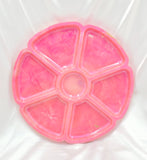 Resin Section Tray - Pink/Gold