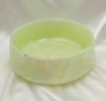 Large RESIN Bowl - Light Green/Glitter