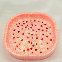 Resin Trinket Tray - Velveteen Sparkle