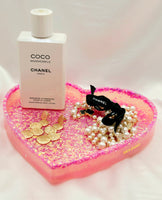 Resin Heart Tray - Velveteen Love