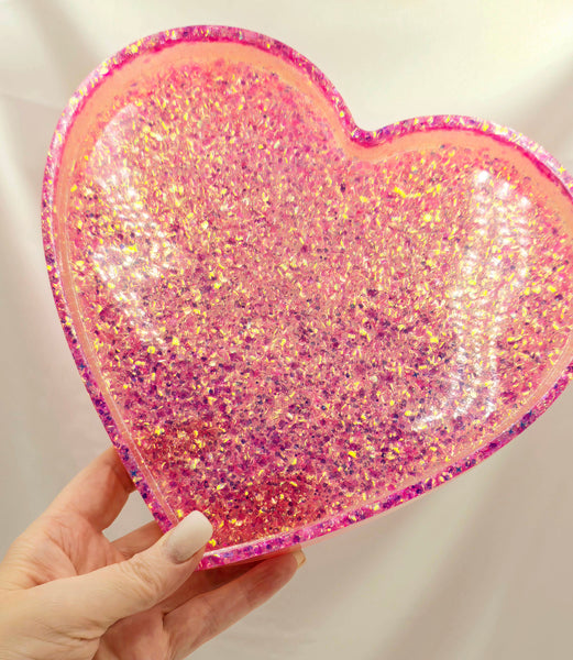 Resin Heart Tray - Velveteen Love