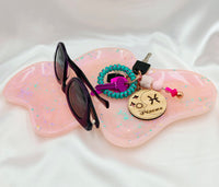 Resin Wave tray - Velveteen Pink