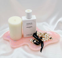 Resin Wave tray - Velveteen Pink