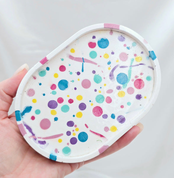 Casting Resin Trinket Tray - Mosaic