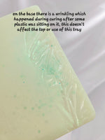 Resin Tray - Green Glitter