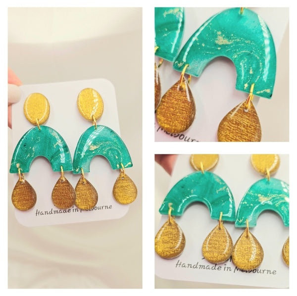 Cressida Statement Resin Earrings