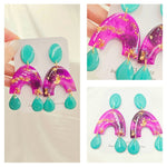 Elodie Statement Resin Earrings