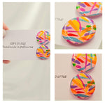 Iris Circle Studs Large