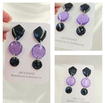 Nez Dangle Resin Earrings