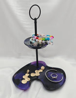 Resin Two Tier Tray Stand - Zellie