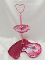 Resin Two Tier Tray Stand - Bliss