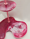 Resin Two Tier Tray Stand - Bliss