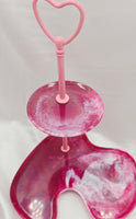 Resin Two Tier Tray Stand - Bliss