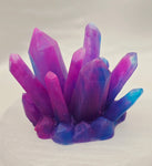 Desk Décor Resin Crystal Cluster - Pink/Blue