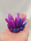 Desk Décor Resin Crystal Cluster - Pink/Blue