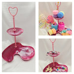 Resin Two Tier Tray Stand - Bliss