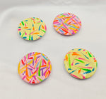 Colourful Hand Painted Resin Magnets