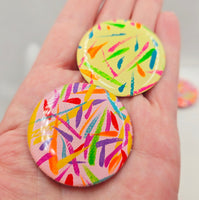 Colourful Hand Painted Resin Magnets