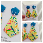 Irita Kite Drop Resin Earrings