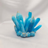Desk Décor Resin Crystal Cluster - Blue/Gold
