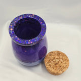Resin Pen Holder Jar - Purple Mix