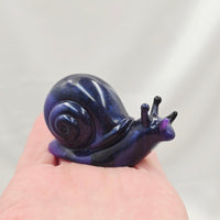 Desk Décor Resin Snail - Purple/Black