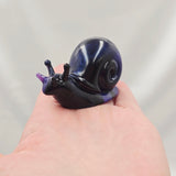 Desk Décor Resin Snail - Purple/Black