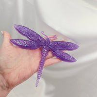 Dragonfly Wall Art - Purple