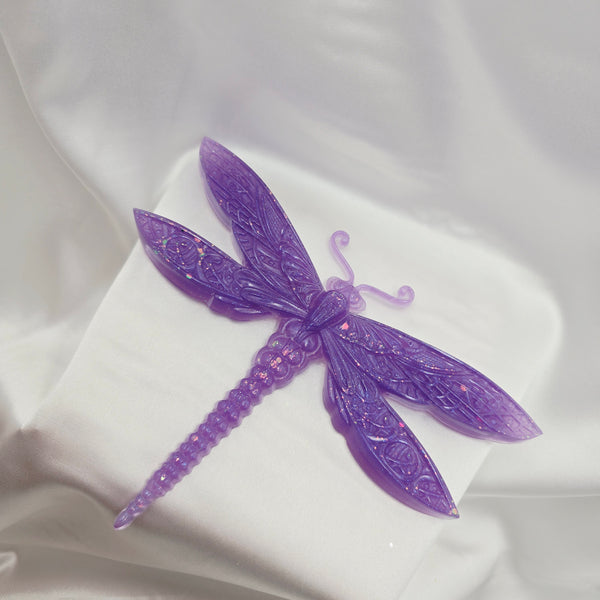 Dragonfly Wall Art - Purple
