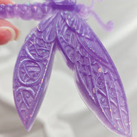 Dragonfly Wall Art - Purple
