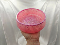 Large RESIN Bowl - Pink Glitter
