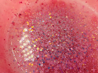 Large RESIN Bowl - Pink Glitter