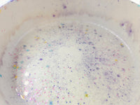 Large RESIN Bowl - White/Glitter